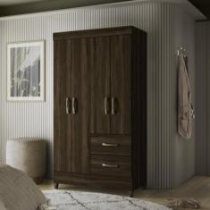 Imagem de Guarda Roupas Solteiro 4 Portas 2 Gavetas Mobi - Albatroz Móveis