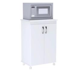 Imagem de Balcão Microondas Vitória Branco Ajl Móveis