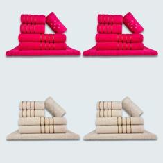 Imagem de Jogo De Toalhas 24 P? S Cole??O Montreal 100% Algod? O Rs + bg