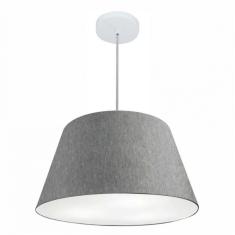 Imagem de Lustre Pendente Cone Md-4249 Tecido 30/50X35cm Bivolt 