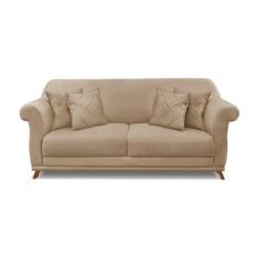 Imagem de Sofá 3 Lugares Abruzzo Suede Bege 180 cm