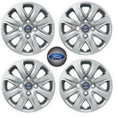 Imagem de Jogo Calota Aro 14 Ford Ka Ka+ Hatch Sedan 2015 2016 Grid + Emblema Resinado