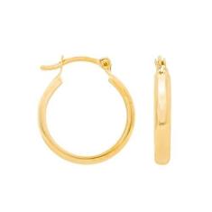 Imagem de Brinco Rommanel Banhado A Ouro 18k Pequena Argola Lisa 520807