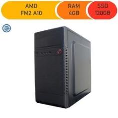 Imagem de Computador Corporate Processador Amd Fm2 A10 4gb de Ram Ssd 120 Gb