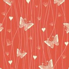 Imagem de Papel De Parede Adesivo Borboletas 105286676 Rolo 0,58X3,00M