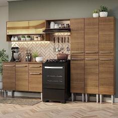 Imagem de Armário de Cozinha Completa 261cm Rustic Emilly Madesa 08