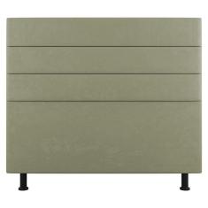 Imagem de Cabeceira Cama Box Casal Malik 140cm Sintético Bege - Abmaza