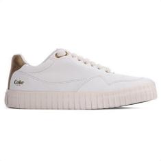 Imagem de Tênis Coca Cola New Hope Town Off  White e Dourado - Feminino-Feminino