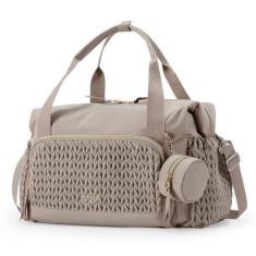 Imagem de Bolsa de fraldas Tote mommore de grande capacidade com trocador