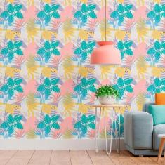 Imagem de Papel De Parede Adesivo Folhas N011105 Rolo 0,58X3M