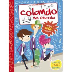 Imagem de LIVRO DE ADESIVOS - COLANDO NA ESCOLA - Editora Blu - 9788581021997