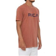 Imagem de Camiseta RVCA Big RVCA Pigment Dye Masculina Marrom