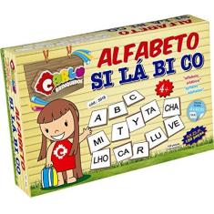 Imagem de Carlu Brinquedos - Alfabeto Silábico Jogo de Escrita 150 Peças, 4+ Anos, Multicor, 3018