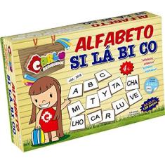 Jogo Educativo Alfabeto Silábico 360 pçs em MDF - Jottplay