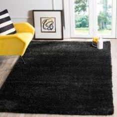 Imagem de Tapete para Sala e Quarto Peludo Luxo Casa Dona 200x300cm  Petroleo