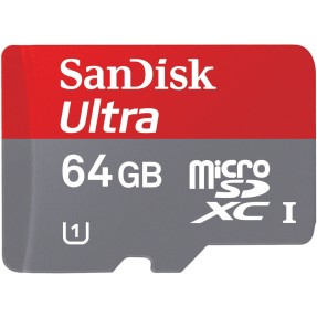 Imagem de Cartão de Memória Micro SDXC-I SanDisk Ultra 64 GB SDSDQUA-064G