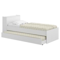 Imagem de Bicama com Colchão Incluso e Baú Embutido Multimóveis FG5009 Branca