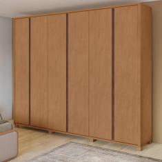 Imagem de Guarda-roupa Casal Leder 6 Portas com Pés