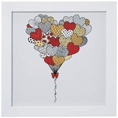 Imagem de Arte Maníacos Quadro Decorativo Balơes de Amor - 32,5x23cm (Moldura em laca )