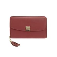 Imagem de Bolsa carteira feminina transversal porta celular - Lucky Girl, Rosa, 