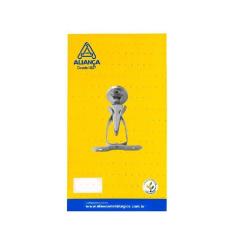 Imagem de fixador de porta rodape blister zincado alianca