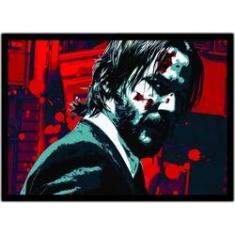 Imagem de Quadro Decorativo John Wick Filmes Cinema Com Moldura G02