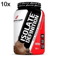 Imagem de Kit 10X Whey Isolate Definition BodyAction - 900g-Masculino