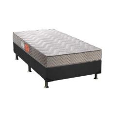 Imagem de Cama Box Solteiro: Colchão Espuma Paropas D45 Pasquale Clean + Base Cr