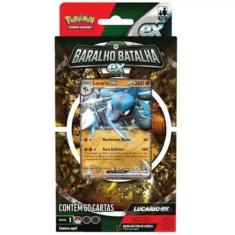 Imagem de Pokemon Baralho Batalha Ex Lucario - Copag