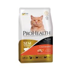 Imagem de Ração Prohealth Para Gatos Adultos Castrados Sabor Frango - 5Kg