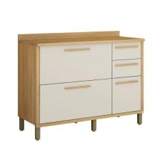 Imagem de Balcão de Cozinha 3 Portas 2 Gavetas Torino