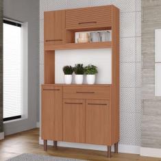 Imagem de Armário De Cozinha Iguape 100% Mdf Tuboarte 5 Portas E 1 Gaveta