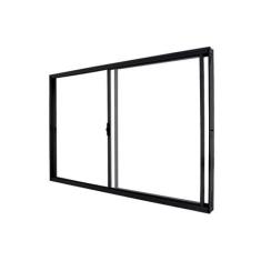 Imagem de Janela de Correr Abertura Direita 2 Folhas Vidro Liso 100x100cm Exclus