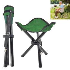 Imagem de Banqueta de acampamento dobrável para viagem, (Sol·d by→Cenbee) Use altura 32 cm e peso máximo 136 kg cadeira de festa portátil ao ar livre cadeira de pesca para acampamento, pesca, caminhadas,
