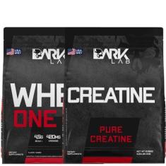 Imagem de Kit Whey Protein One 900G + Creatina Pura 100% Refil 1Kg Dark Lab