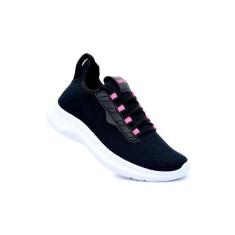 Imagem de Tênis Caminhada Super Leve Feminino Academia Conforto Cadarço - Nomad