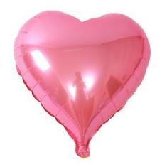 Imagem de Balão Metalizado Coração - Pink - 10 Polegadas