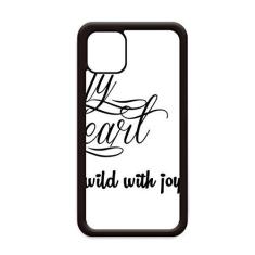 Imagem de Capa Famous Poetry Citação My Heart Joy para iPhone 12 Pro Max para Apple Mini Mobile Case