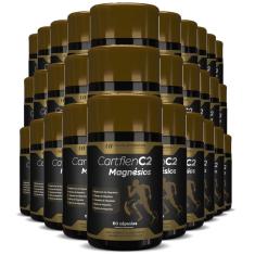 Imagem de 30x cartflen C2 5 tipos de magnésios 60CAPS hf suplementos