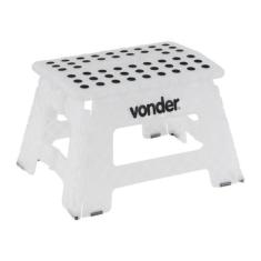 Imagem de Banqueta Plástica Dobrável 220mm Branca Vonder - 35.40.022.000
