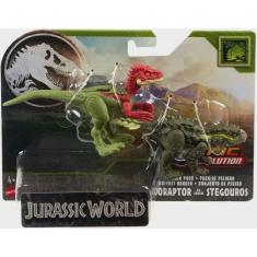Imagem de Boneco - Eoraptor vs Stegouros - Jurassic World Epic Evolution mattel