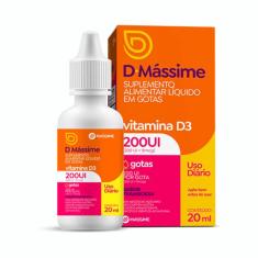 Imagem de D Massime 200Ui/Gota 20ml - Massime (Vitamina D3)