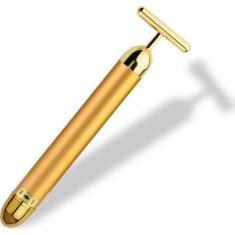Imagem de Massageador Facial Vibratório Gold Harmonização Portatil Massagem - Jo