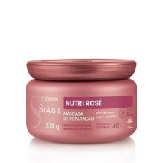 Imagem de Máscara Capilar Siàge Nutri Rosé 250G Eudora Reparadora Raiz E Pontas
