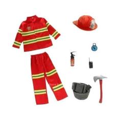 Imagem de Traje de Bombeiro para Crianças - Fantasia de Halloween para Meninos, 