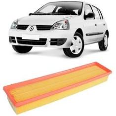 Imagem de Filtro Ar Renault Clio 1.0 2001 a 2012 Metal Leve