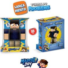 Imagem de Boneco Marcelo Drv Turma Problems-Pq 25cm-Minecraft Youtube - Algazarr