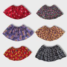 Imagem de Saia Halloween Infantil Estampada para Fantasias