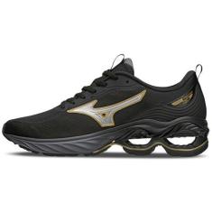 Imagem de Tenis de Corrida Masculino Mizuno Wave Frontier 15, Preto, 42