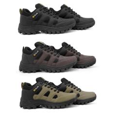 Imagem de Kit 3 Tênis Trekking Ollie Broncos Adventure Trilhas-Masculino